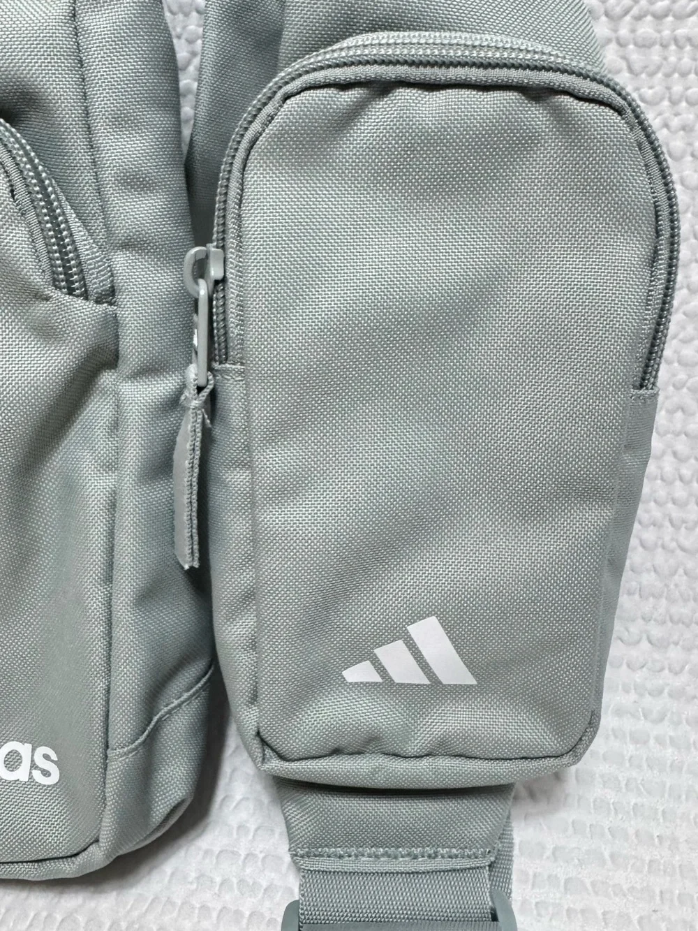 adidas Men's Mint Green Mini Backpack with Sling Pouch